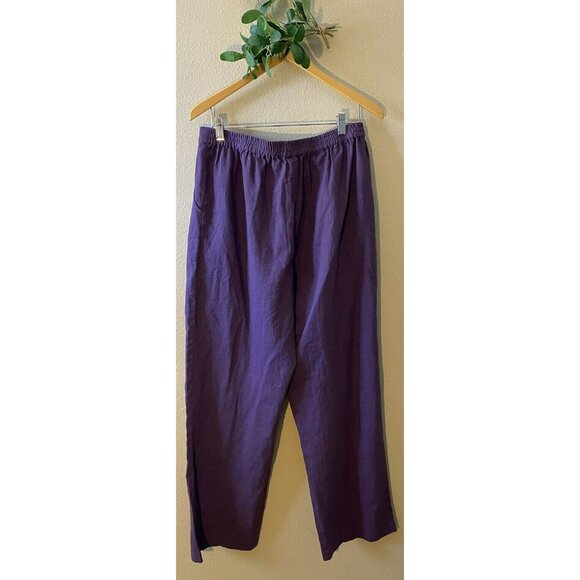 COPY - Rabbit Rabbit Rabbit Designs Pants Suit Size 16P / 16T Purple Linen Blen… - Picture 12 of 16